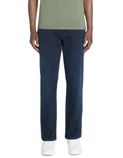 Jean regular katoen stretch c5 3 lengtes - marine
