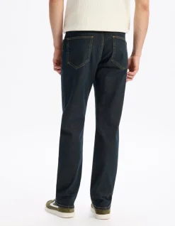 Jean straight 100% katoen stretch C15 - blauw