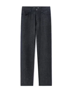Jean straight katoen gemengd C15 - blauw