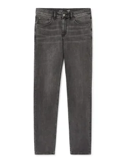 Jean straight katoen stretch C15 - grijs