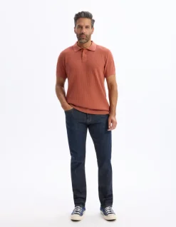 Jean Straight Powerflex - Donkerblauw