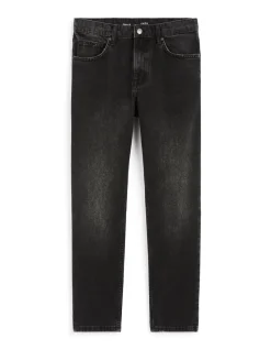 Jeans ontspannen 100% katoen c85 - zwart