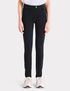 Jegging met hoge taille - zwart