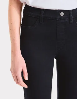 Jegging met hoge taille - zwart
