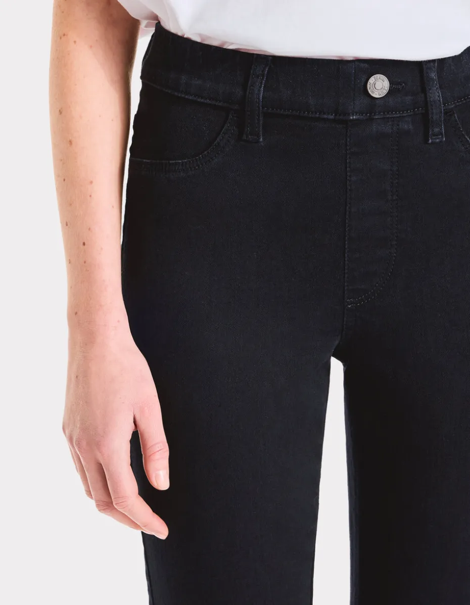 Jegging met hoge taille - zwart