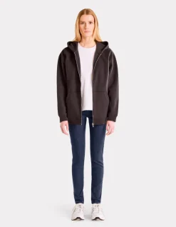 Jegging met hoge taille - rauw blauw