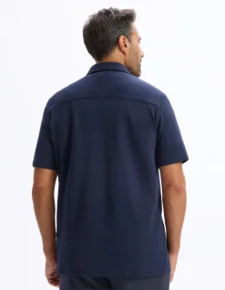 Jerseyshirt regular fit - marineblauw