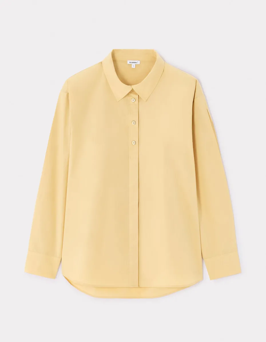 Katoenen blouse - geel