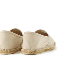 Katoenen canvas espadrilles - beige