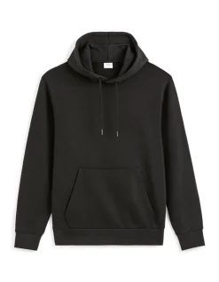 Katoenen hoodie - zwart