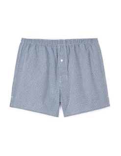 Katoenen pyjamashort - marine