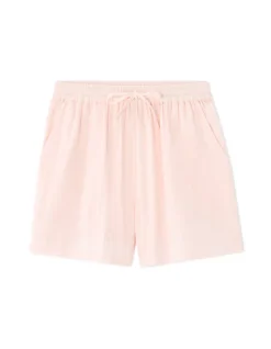 Katoenen short van gaas - roze