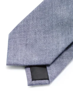 Katoenen stropdas - blauw