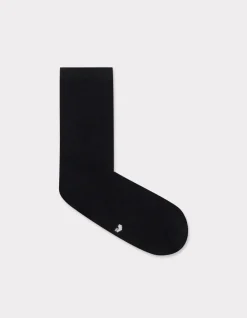 Korte katoenen sokken - zwart