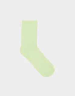 Korte lurex sokken - groen