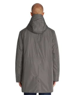 Lange parka - grijs