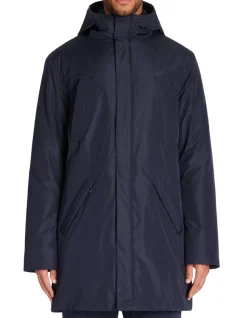 Lange parka - marine