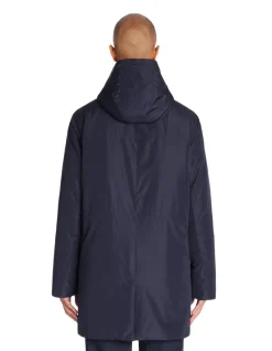 Lange parka - marine