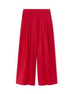 Lichte, vloeiende broek - rood