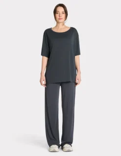 Lichtgewicht oversized t-shirt - antracietgrijs