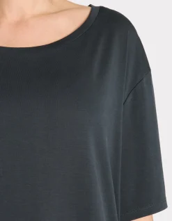 Lichtgewicht oversized t-shirt - antracietgrijs