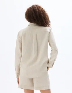 Linnen hemd - beige