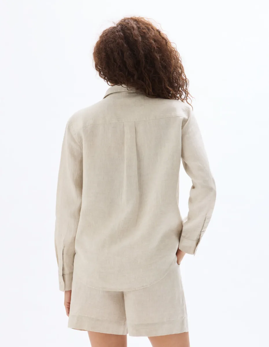 Linnen hemd - beige