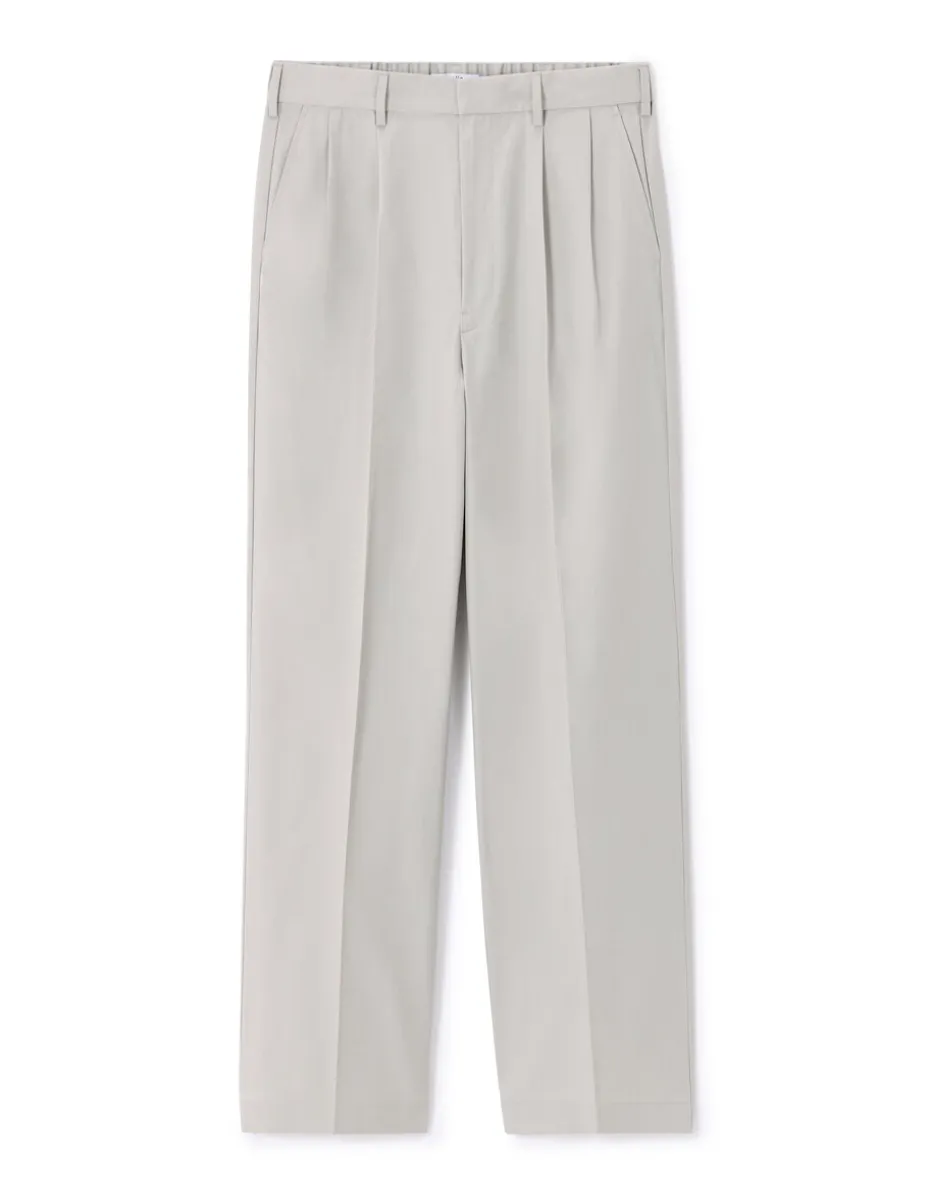 Loose pantalon 100% katoen - grijs