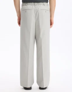 Loose pantalon 100% katoen - grijs