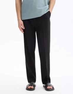 Loose stretch broek - zwart
