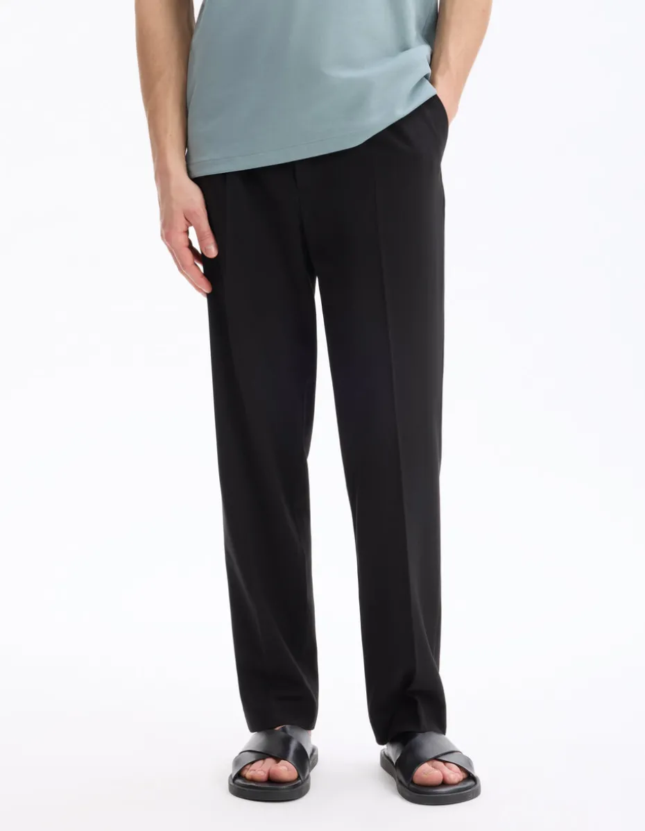 Loose stretch broek - zwart