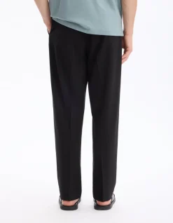 Loose stretch broek - zwart