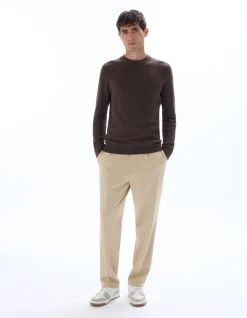 Losse 24H stretchbroek - lichtbeige