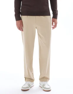 Losse 24H stretchbroek - lichtbeige