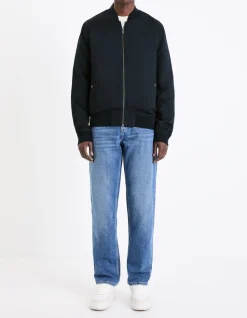 Lyocell en linnen mix bomber