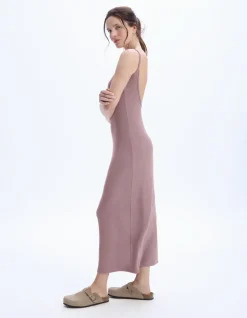 Modal bodycon jurk - paars