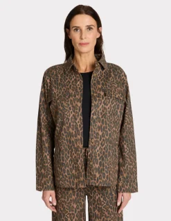 Multi-pocket jas - luipaard