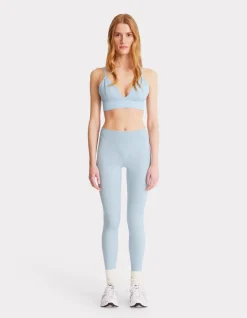 Naadloze legging - lichtblauw