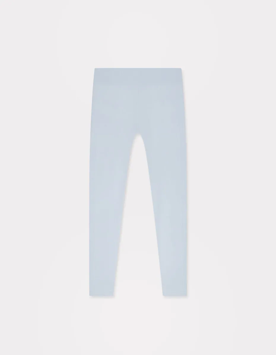 Naadloze legging - lichtblauw
