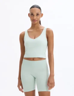 Naadloze top - groen