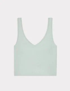 Naadloze top - groen