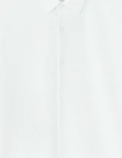 Normaal jersey shirt - wit
