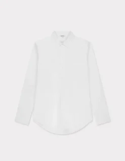 Oversized poplin overhemd - wit