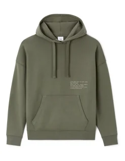 Oversized ronde hals sweatshirt 100% katoen - antraciet