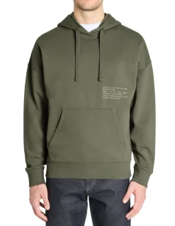 Oversized ronde hals sweatshirt 100% katoen - antraciet