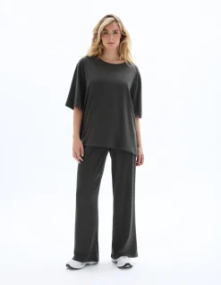 Oversized T-shirt - grijs