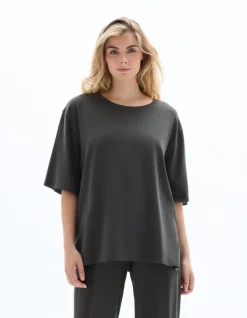Oversized T-shirt - grijs