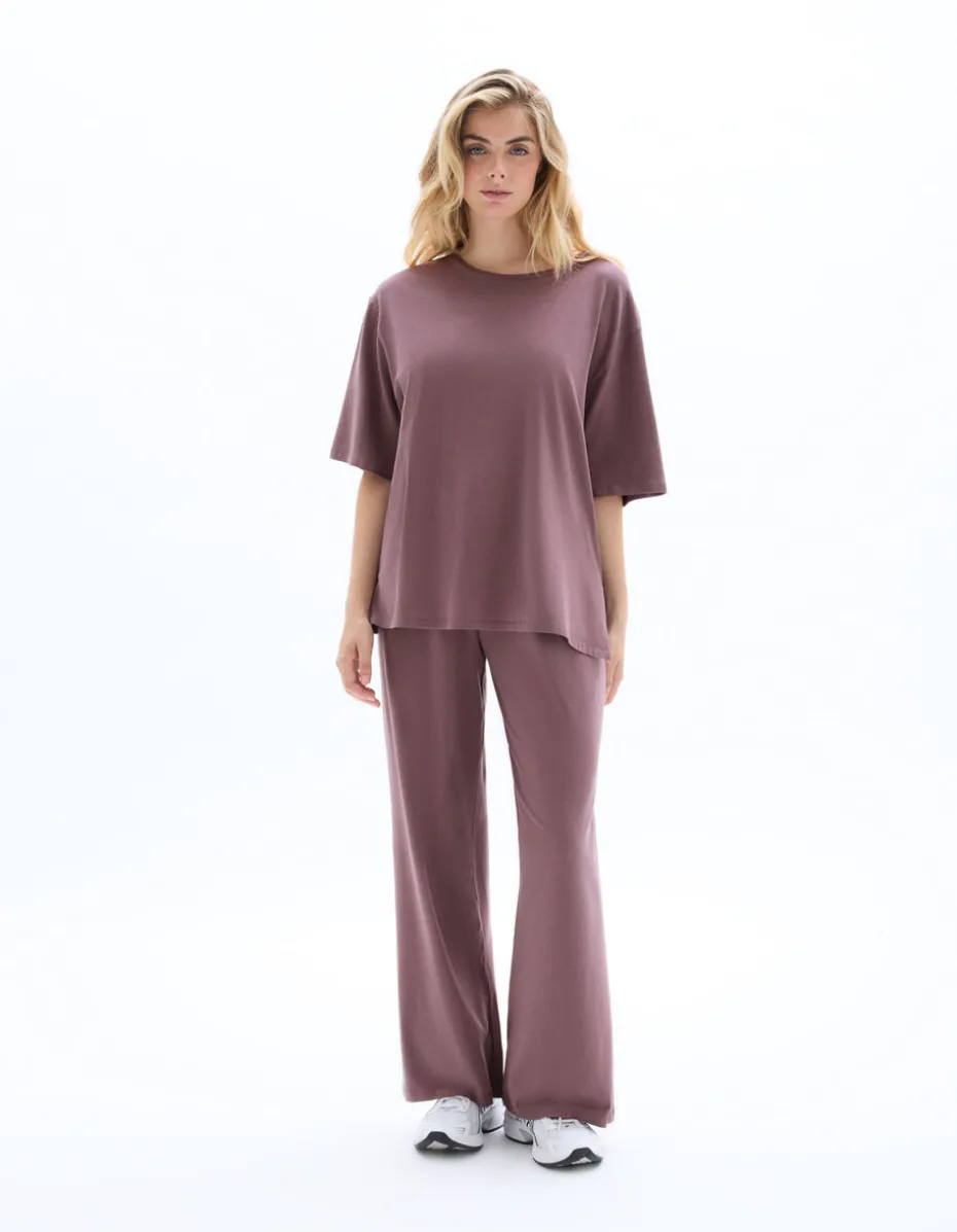 Oversized T-shirt - paars