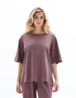 Oversized T-shirt - paars