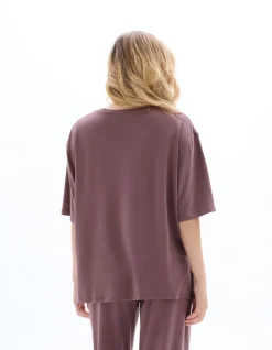 Oversized T-shirt - paars